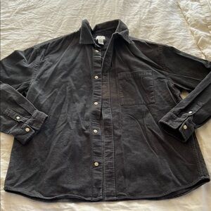 Men's Grey Corduroy Jacket
